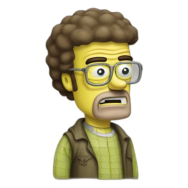 breaking bad spongebob squarepants sticker