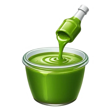 Hot gree Sauce sticker