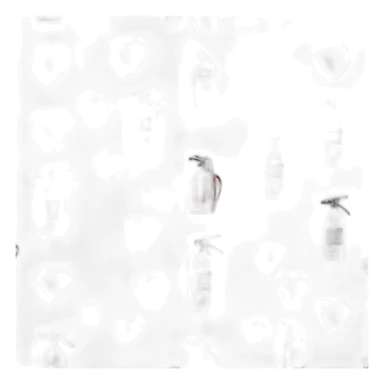 fire extinguisher with heart sticker