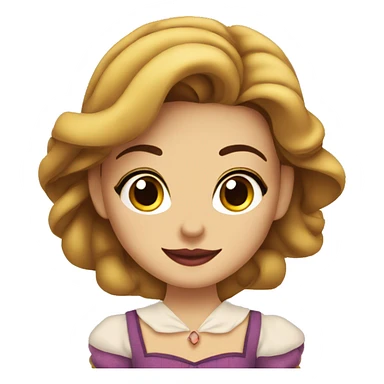 Belle from beauty and beast sewing sticker