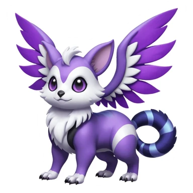 Shiny Furret-Absol-Noibat-Hybrid (Full body) sticker