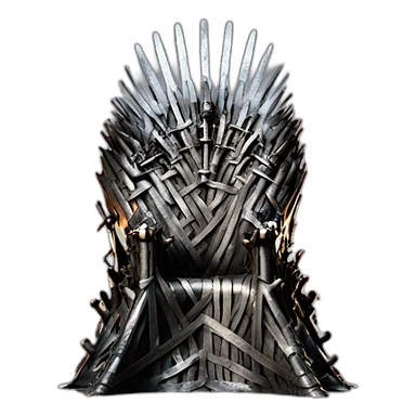 Iron throne sticker