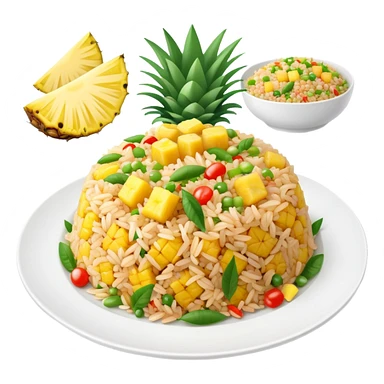 Pineapple island rice  sticker