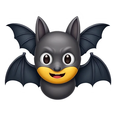 Bat cartoon sticker