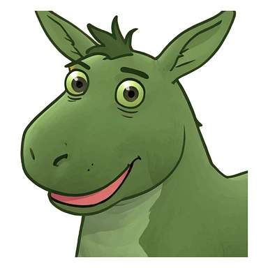 Donkey sticker