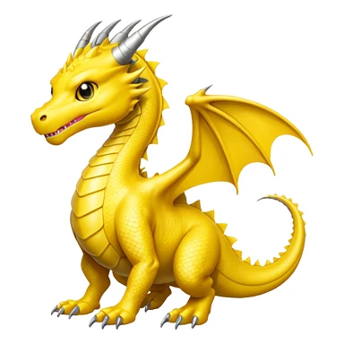 Anime Dragon Android Yellow They/Them sticker