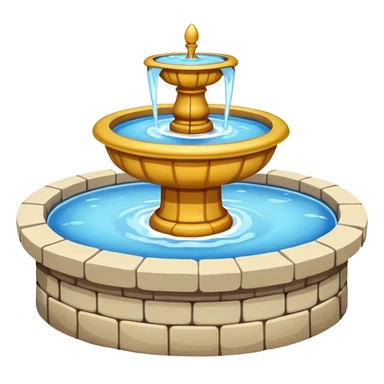 ein Brunnen sticker