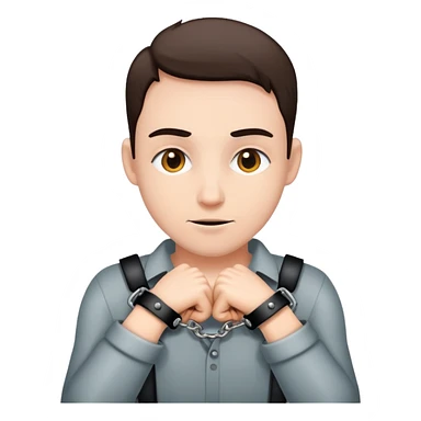 handcuffed person sticker