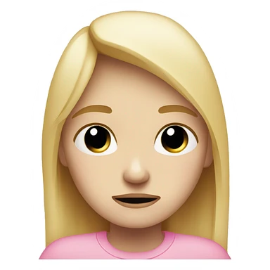 sad blonde girl depressed light light pink crying sticker