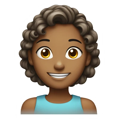 smiling girl celebrating birthday  sticker