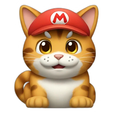 mario-cat sticker