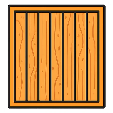 wooden acoustic panel, vertical slats, natural wood color, clean look sticker