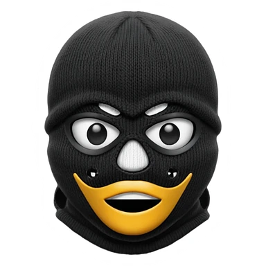 ski mask sticker