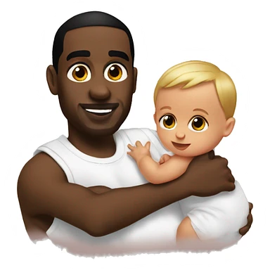 Diddy with baby sticker