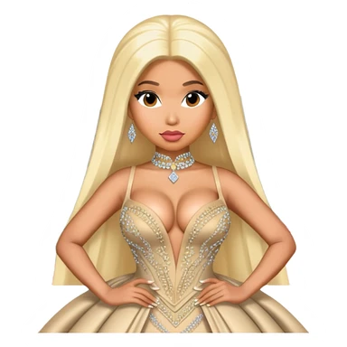 Nicki Minaj at met gala 2024 sticker