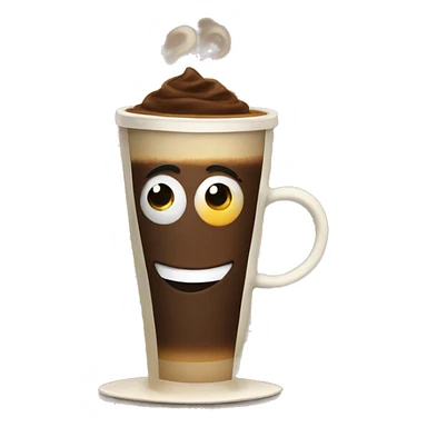 Happy new year coffee sticker