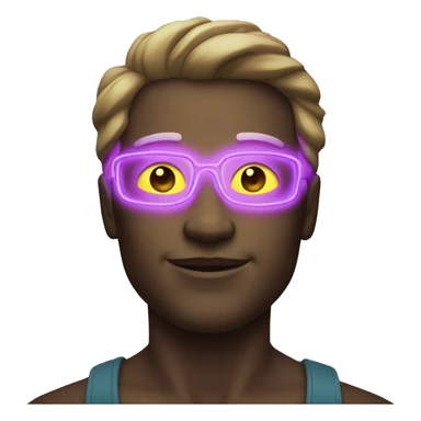 glowing neon sticker