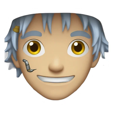 the cyborg shipwright Franky "One piece" sticker