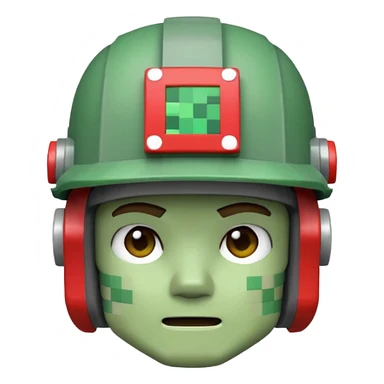 Minecraft hero brain  sticker