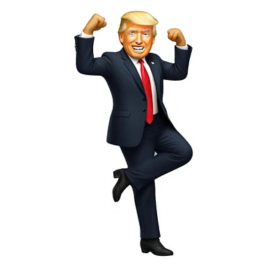 Dancing Donald Trump sticker