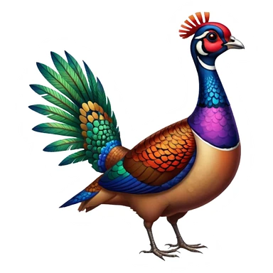 Chinese Ring-necked Pheasant sticker