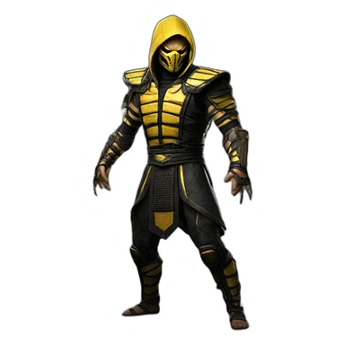 Scorpion mortal kombat sticker