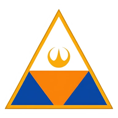 Real Khalistan 🪯 flag triangle  sticker