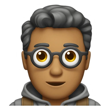 Hombre con una camara sticker