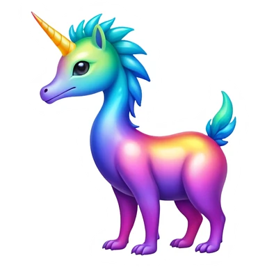  Iridescent gradient fakemon-creature  sticker