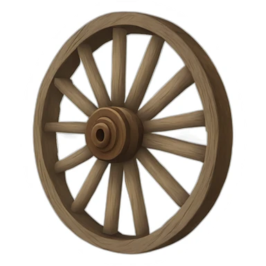 wagon wheel sticker