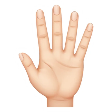 3 finger sticker