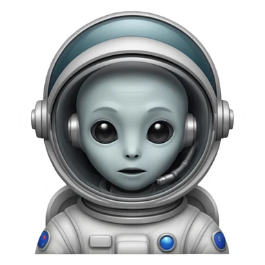 Alien astronut. sticker