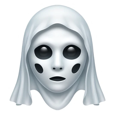 ghost  mask sticker