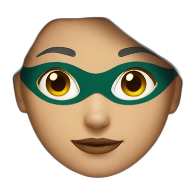 superhero girl sticker