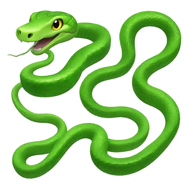 green snake sticker