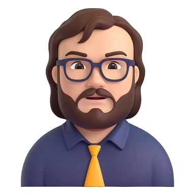 Jack Black as Steve from the Minecraft movie sticker