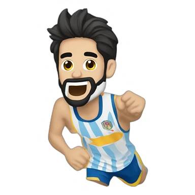 Isco cayendo al suelo sticker