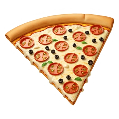 triangle pizza sticker