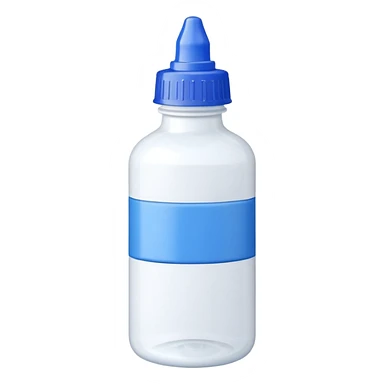 Glue bottle sticker