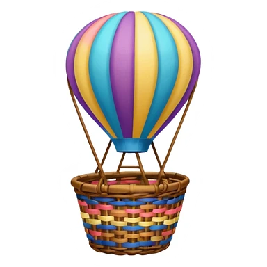Hot air balloon sticker