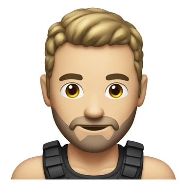 Muscled hacker sticker