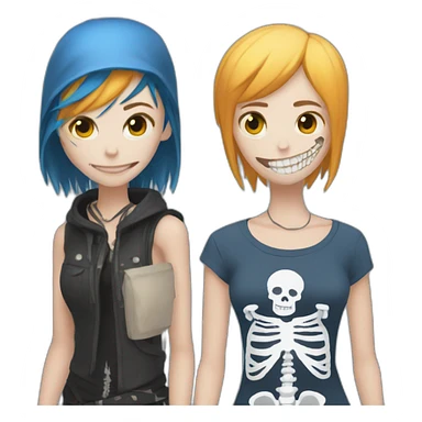 Chloe price and skeleton sticker