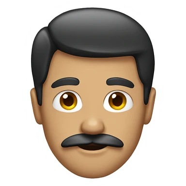 A man with a mustache  sticker