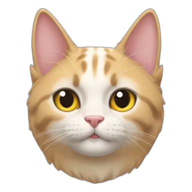 mr beast mixed with a cat sticker