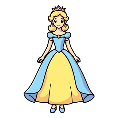 Princess at work sticker