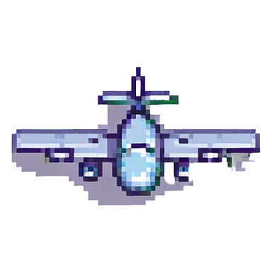 an airplane flying sticker