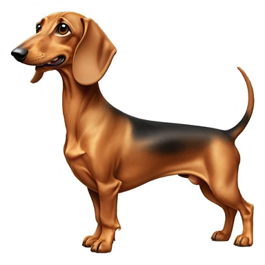 Weenie dog sticker