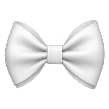 White bow sticker