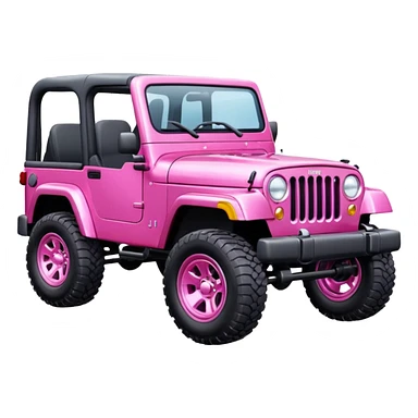 pink jeep sticker
