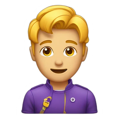 Gay emoji saying “yass” sticker